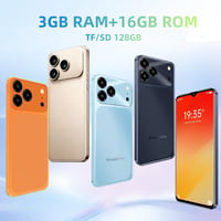 Smartfón FOXIONO 316Blue bez viazanosti – 6,52-palcový HD displej, 3 GB RAM + 16 GB ROM, 4G, 16 MP fotoaparát, 3000 mAh 4