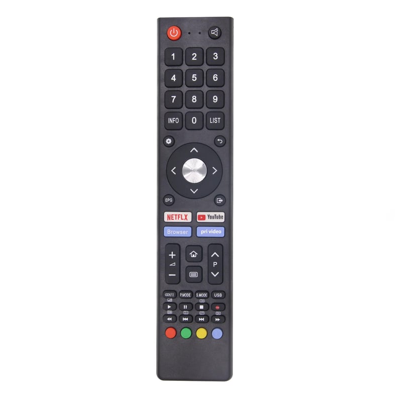 FOXRMT ODL24771HN-TAB Diaľkový ovládač pre televízory Changhong Chiq - S Netflix, YouTube rýchlymi tlačidlami - Pre modely U43H7A, U55H7S - Čierny