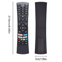 FOXRMT RC1822 Univerzálny diaľkový ovládač pre Medion Ultra HD Smart TV - s tlačidlami Netflix a Prime Video, 10m dosah, predkonfigurovaný, 2