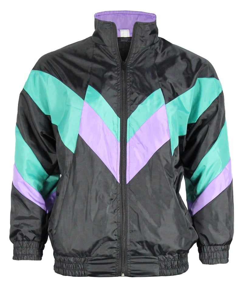 Costum de trening retro anii '80 Foxxeo pentru bărbați - Mărimea XL, Negru - Disponibil în mărimile S-XXXXL