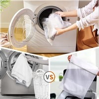 Set 3 Saci de Rufe Premium Foyer Nuage, Tip Făgure, pentru Lenjerie Delicată, cu Fermoar, Alb, 30x40 cm, pentru Călătorii și Organizare, pentru Chiloți, Lenjerie Intimă 7