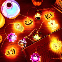 FPEAOB Halloween LED fényfüzér 3m 20 LED időzítővel vízálló dekoráció 3