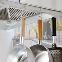 FPMYB 20 db Neodímium extra erős mágneses kampó ezüst színű akasztóval konyha hűtő grill BBQ iroda vasajtó számára 8