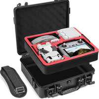 FPVtosky Vízálló Drón Táska DJI Mini 4 Pro/Mini 3 Pro - Kétrétegű Kompakt Hordtáska Fly More Combo Készlethez, Utazáshoz és Túrázáshoz 1