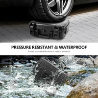 FPVtosky Vízálló Drón Táska DJI Mini 4 Pro/Mini 3 Pro - Kétrétegű Kompakt Hordtáska Fly More Combo Készlethez, Utazáshoz és Túrázáshoz 5