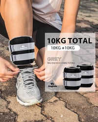 Fragraim Závažie na členky a zápästia 10 kg 1 pár - Fitness, beh, gymnastika, závažia na ruky a nohy na cvičenie 4