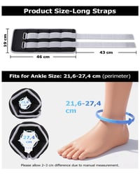 Fragraim Závažie na členky a zápästia 10 kg 1 pár - Fitness, beh, gymnastika, závažia na ruky a nohy na cvičenie 5
