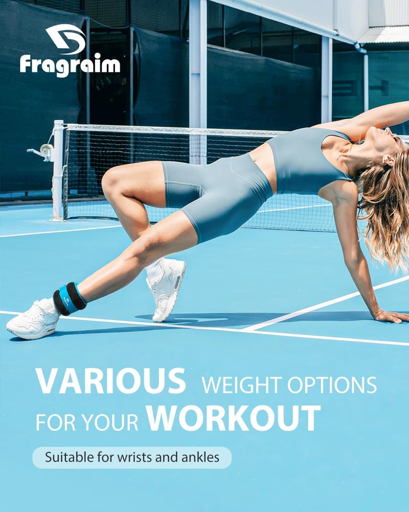 Fragraim Súlyzott Csuklócsalád és Lábsúly 1-10 kg Fitness Edzéshez