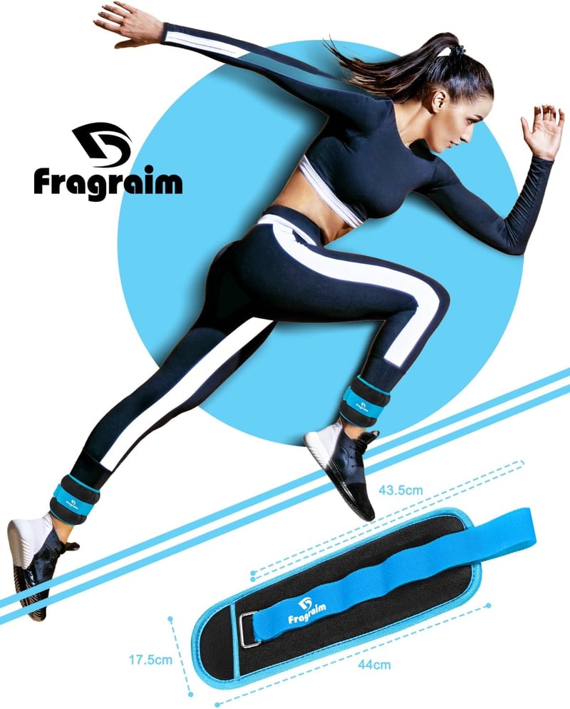 Fragraim Súlyzott Csuklócsalád és Lábsúly 1-10 kg Fitness Edzéshez