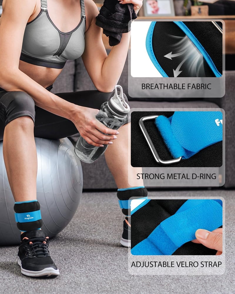 Fragraim Súlyzott Csuklócsalád és Lábsúly 1-10 kg Fitness Edzéshez