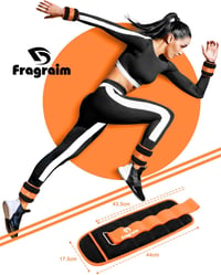 Fragraim Súlyzott Csuklóvas és Lábsúly Készlet 1-10 kg Edzéshez és Futáshoz 5