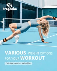 Fragraim Súlyzott Csuklóvas és Lábsúly Készlet 1-10 kg Edzéshez és Futáshoz 6