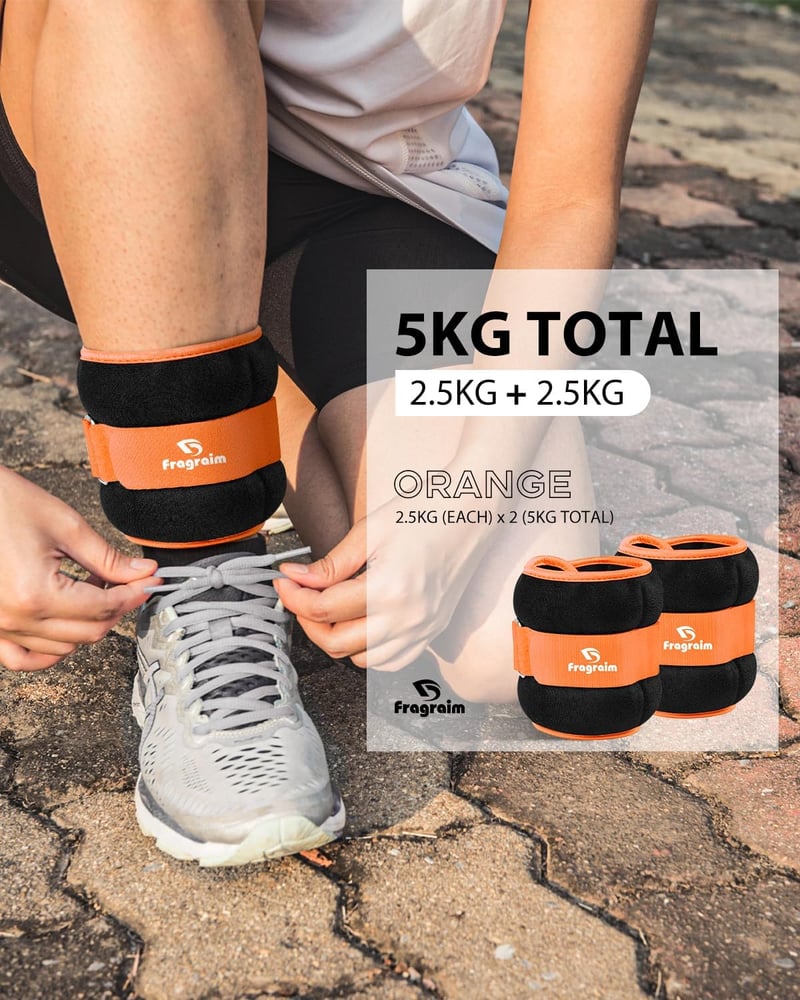 Fragraim Súlyzott Csuklóvas és Lábsúly Készlet 1-10 kg Edzéshez és Futáshoz