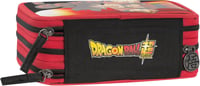 Franco Cosimo Panini Dragon Ball tolltartó 3 rekeszes narancssárga + írószer szett 2
