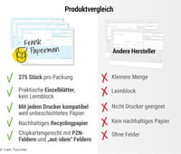 Frank Paperman privát receptblokk orvosoknak, DIN A6, 275 lap - kék 8