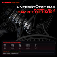 Frankberg 2 ks zadná pružina podvozku Opel Corsa D S07 hatchback 2006-2014 - 93189475 3