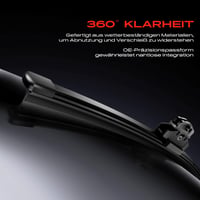 Set 3 ștergătoare Frankberg 550 mm / 400 mm / 275 mm, pentru parbriz și lunetă 4