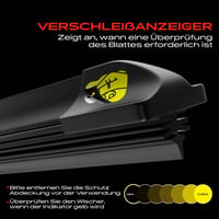 Set 3 ștergătoare Frankberg 550 mm / 400 mm / 275 mm, pentru parbriz și lunetă 7