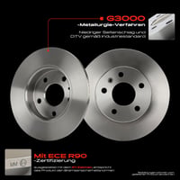 Frankberg 9193251 Set kočionih diskova i pločica stražnji 2x disk + 4x pločice kompatibilno s Opel Astra G Zafira A Corsa C 5