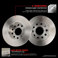 Set de frână Frankberg: 2x Disc de frână + 4x Set plăcuțe de frână spate pentru autoturisme 5