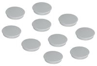 Okrúhly magnet Franken HM30 – sivý – 32 mm, 10 ks 1
