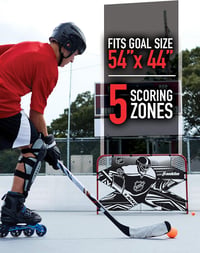 Tréningová plachta na streľbu Franklin Sports NHL 12188F2 pre hokejové bránky na pozemný hokej 3