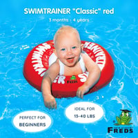 Plavecká pomôcka FREDS SWIM ACADEMY Classic 10102, červená, pre dojčatá a batoľatá od 3 mesiacov do 4 rokov, 6 – 18 kg 3