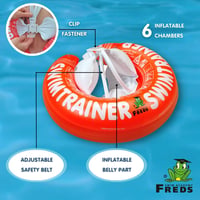 Plavecká pomôcka FREDS SWIM ACADEMY Classic 10102, červená, pre dojčatá a batoľatá od 3 mesiacov do 4 rokov, 6 – 18 kg 7