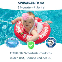 FREDS SWIM ACADEMY Swimtrainer Classic kolut za plivanje na napuhavanje - crveni - od 3 mjeseca do 4 godine 2