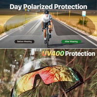 FREE SOLDIER Polarizované pánske slnečné okuliare 5 v 1, taktické vojenské okuliare na bicykel, šoférovanie, rybolov a turistiku, ochrana UV400 4