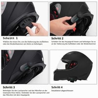 Interfon Moto Bluetooth FreedConn T-COM SC pentru 2 Persoane, Rază 800m, Ecran LCD, BT5.0, Radio FM, Rezistent la apă IP65, Partajare Muzică, Microfon 2 în 1 5