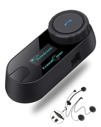 Interfon Moto Bluetooth FreedConn T-COM SC pentru 2 Persoane, Rază 800m, Ecran LCD, BT5.0, Radio FM, Rezistent la apă IP65, Partajare Muzică, Microfon 2 în 1 1