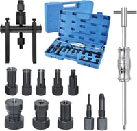 Set de extractor de rulmenți FreeTec din 12 piese pentru rulmenți interiori orbi de 8-32 mm, cu ciocan culisant și adaptoare expandabile pentru motociclete și ATV-uri 2