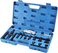 Set de extractor de rulmenți FreeTec din 12 piese pentru rulmenți interiori orbi de 8-32 mm, cu ciocan culisant și adaptoare expandabile pentru motociclete și ATV-uri 9