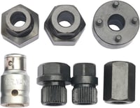 FreeTec 18 Részes Generátor Szabadonfutó Szerszámkészlet 1/2 Colos Hajtással VW Ford Audi Fiat Autókhoz 33 Fogas Dugókulcs 8