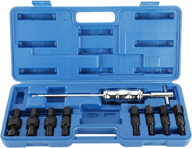 FreeTec 9 részes csapágy lehúzó készlet, csapágy eltávolító, csúszókalapács 8-32 mm