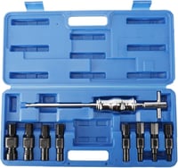 FreeTec 9 részes csapágy lehúzó készlet, csapágy eltávolító, csúszókalapács 8-32 mm 4