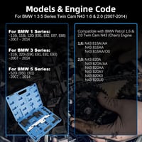 FreeTec Vezérműtengely Beállító Szerszám BMW N43 116i 118i 316i 318i 320i 520i 6