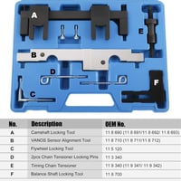 FreeTec Vezérműtengely Beállító Szerszám BMW N43 116i 118i 316i 318i 320i 520i 2
