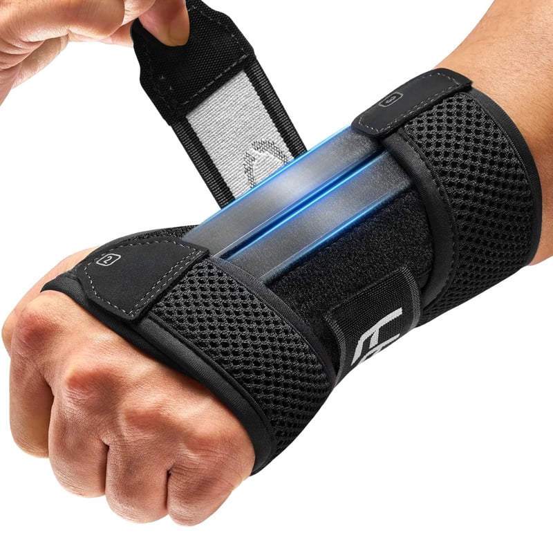 FREETOO 3 fémes sín csuklótámasz karpális alagút szindróma tendinitis artritisz fájdalomcsillapítás