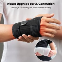 FREETOO Csuklótámasz 3 fémes merevítővel, csukló rögzítő szilikon párnával 2