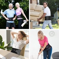 FREETOO Hátfájás Elleni Támaszos Hátbrace Légáteresztő Anyaggal 7