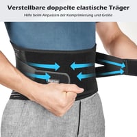 FREETOO Hátfájás Elleni Támaszos Hátbrace Légáteresztő Anyaggal 3