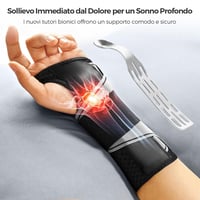FREETOO Könnyű Bal Csuklótámasz Szürke S/M Fájdalomcsillapító Ortopédikus Karpántli 2