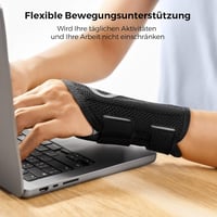 FREETOO RIS Csuklótámasz Karpális Alagút Szindrómához Légáteresztő Kétkezes Csukló Rögzítő 4