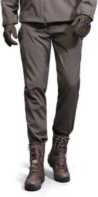 Freiesoldaten Férfi Softshell Téli Nadrág Vízálló Fleece Bélelt Túrázáshoz Síeléshez, XL-es 1
