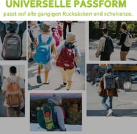 Frelaxy Hátizsák Esővédő Fényvisszaverő Csíkokkal (25-35L) - Vízálló Neon Sárga Hátizsákhuzat Túrázáshoz, Iskolába 7