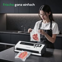 Fresko Automax V2 Automata Vákuumcsomagoló 140W, Dupla Hőzárás, Száraz/Nedves Mód, Egykezes Működés, 10 Zacskóval 8
