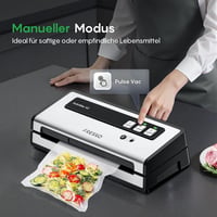 Fresko Automax V2 Automata Vákuumcsomagoló 140W, Dupla Hőzárás, Száraz/Nedves Mód, Egykezes Működés, 10 Zacskóval 3
