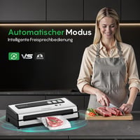 Fresko Automax V2 Automata Vákuumcsomagoló 140W, Dupla Hőzárás, Száraz/Nedves Mód, Egykezes Működés, 10 Zacskóval 2